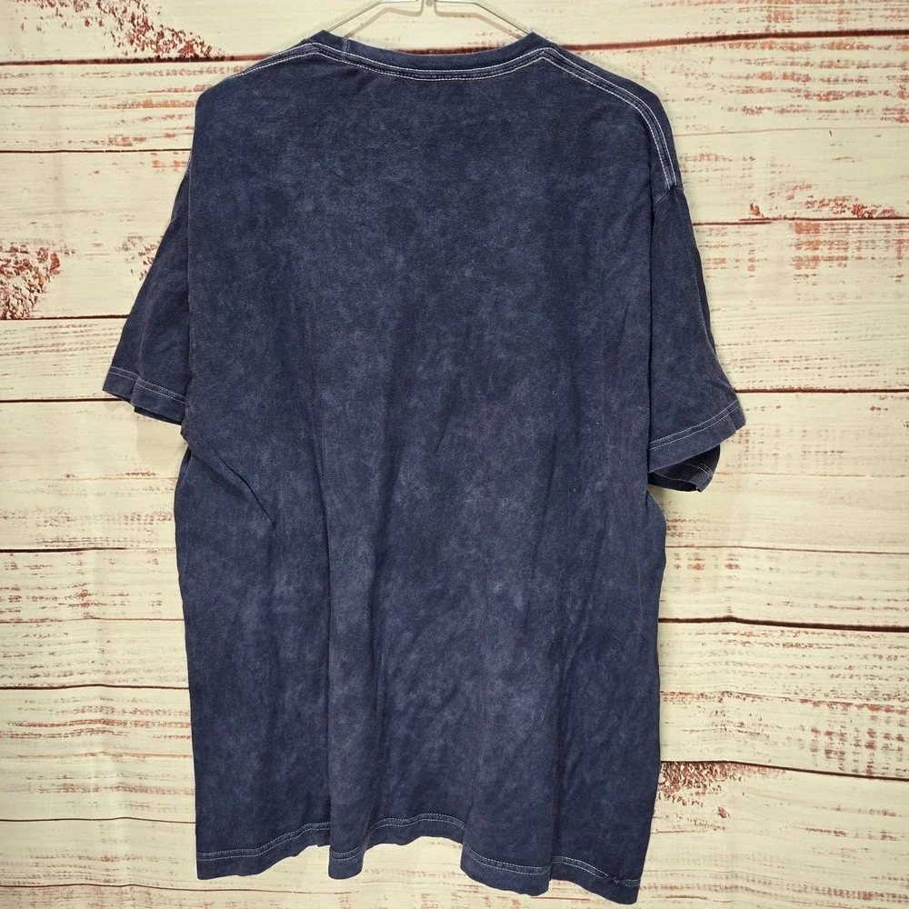 Vincent Van Gogh Starry Night Graphic Tee NWOT‎ Blue XL Art Mineral Wash Cotton - Picture 2 of 5